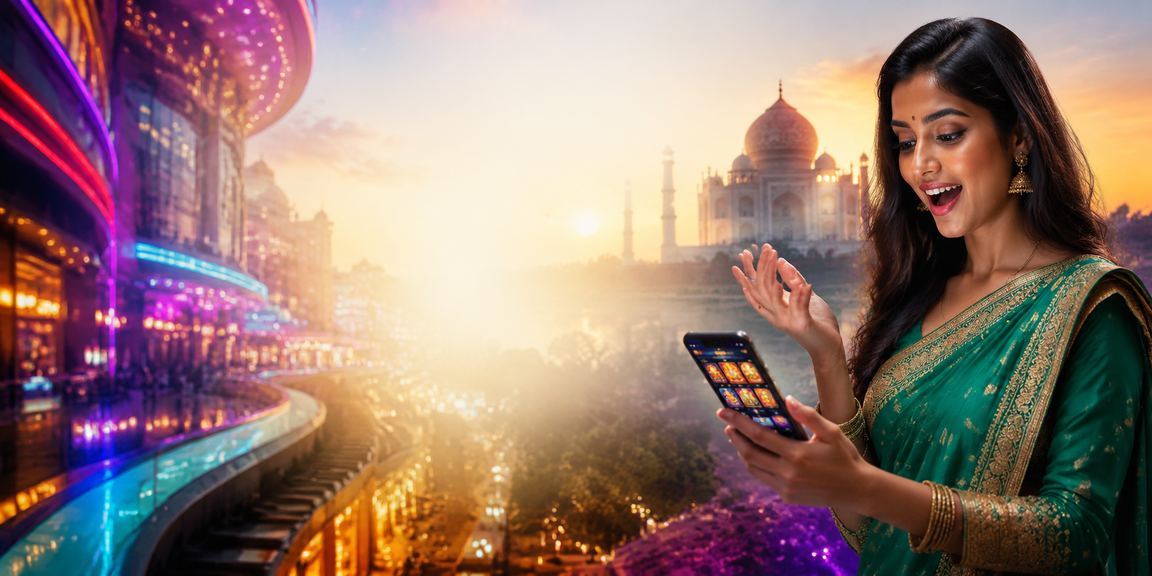Playing Andar Bahar card game on mobile device in India